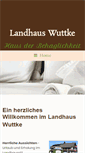 Mobile Screenshot of landhaus-wuttke.de